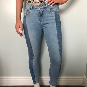 ASOS colorblock jeans